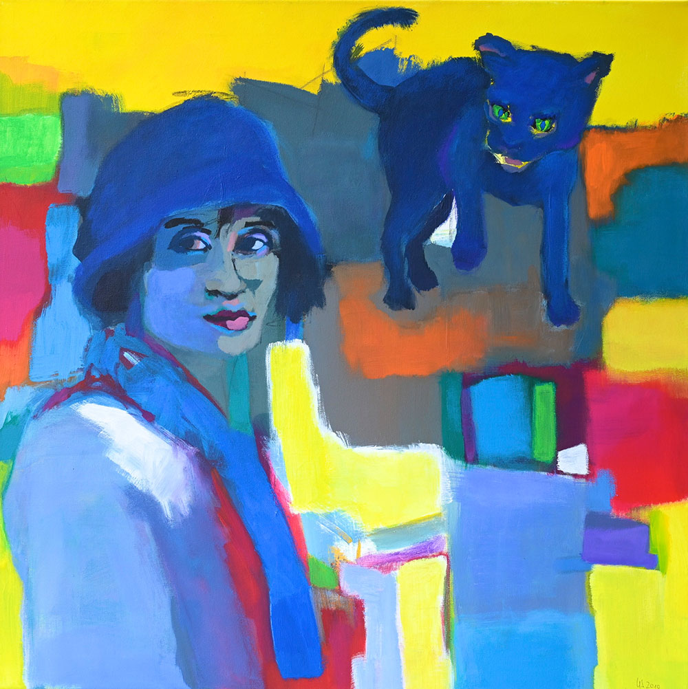 Blue Hat - Blue Cat